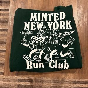 Minted New York Green Sweatshirt